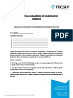 Instalación, configuración y mantenimiento de variadores de velocidad de motores