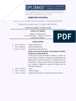 Agenda Seminario Nacional 7 Abril 2018