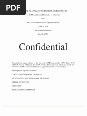 COI Response