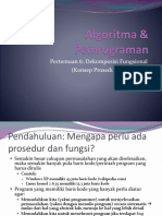 Algoritma Dan Pemrograman-Pertemuan 6