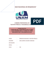 Análisis de La Sentencia de La CIDH - LISTO