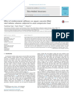 Effect of Reinforcement Stiffeners