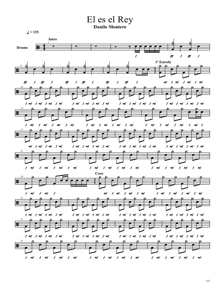 Partitura y Acordes: 