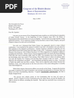 WBJ Letter to Speaker on Chaplain -- 5-18