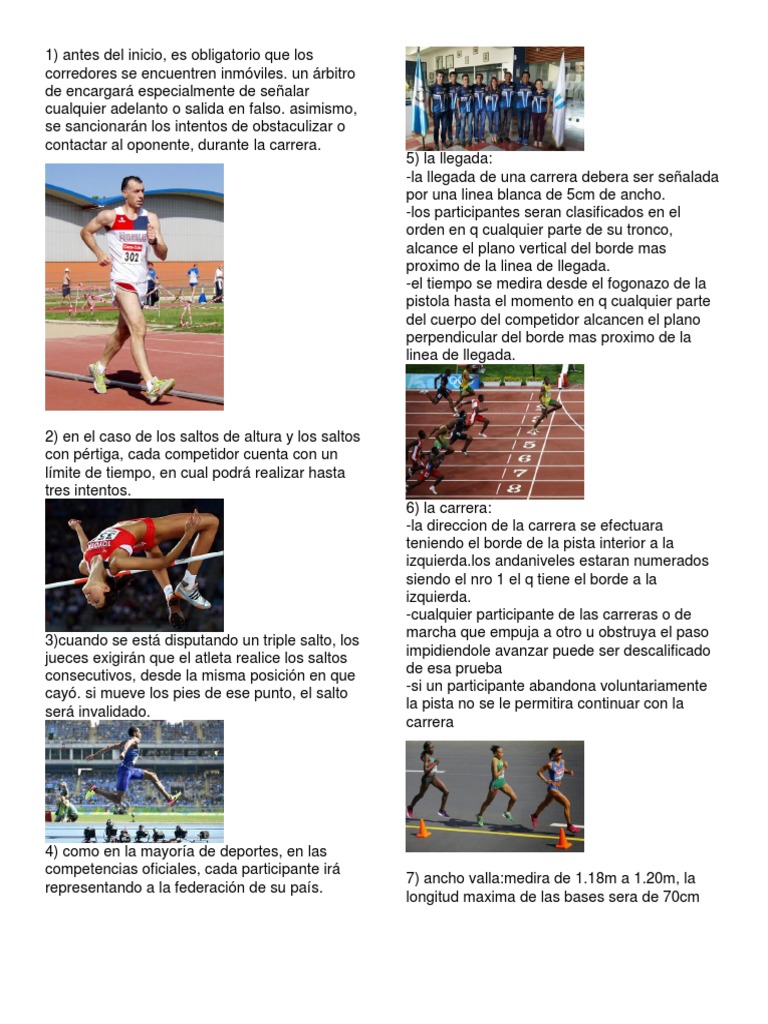 El Atletismo | PDF | Deporte del atletismo | Deportes