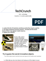 Techcrunch: Tech Technology Crunch (V) To Crush or Grind Noisily