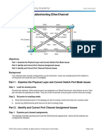 4.2.2.3 Packet Tracer - Troubleshooting EtherChannel