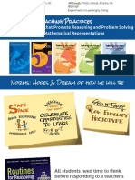 NCTM Webinar 2 - Implement Tasks That Promote Reasoning and Problem Solving & Use and Connect Mathematical Representations.