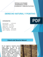 Derecho Natural y Positivo