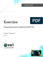 Exercise: Download and Install Arcgis Pro