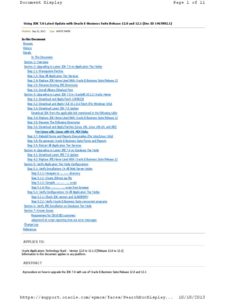 JDK Upgrade | PDF | Java Virtual Machine | Java (Programming Language)