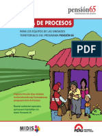 Guía Procesos, Programa Pensión 65