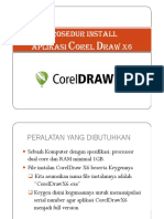 PROSEDUR Install Corel Draw x6