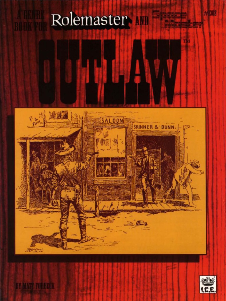 Rolemaster Outlaw PDF PDF Cowboys Ranches