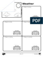Draw The Weather Activity Sheet