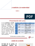 Sesion 1 Entre La Tradicion y La Modernidad