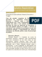 Consciência Transcendental - Husserl, Descartes e Voeglin