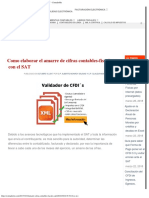Como Elaborar El Amarre de Cifras Contables-Fiscales Con El SAT - ContadorMx