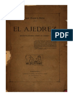 Brunet y Bellet José - El Ajedrez - Investigaciones Sobre Su Origen, 1890-X-427p