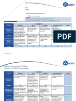 A1 Rubrica de Evaluacion U1