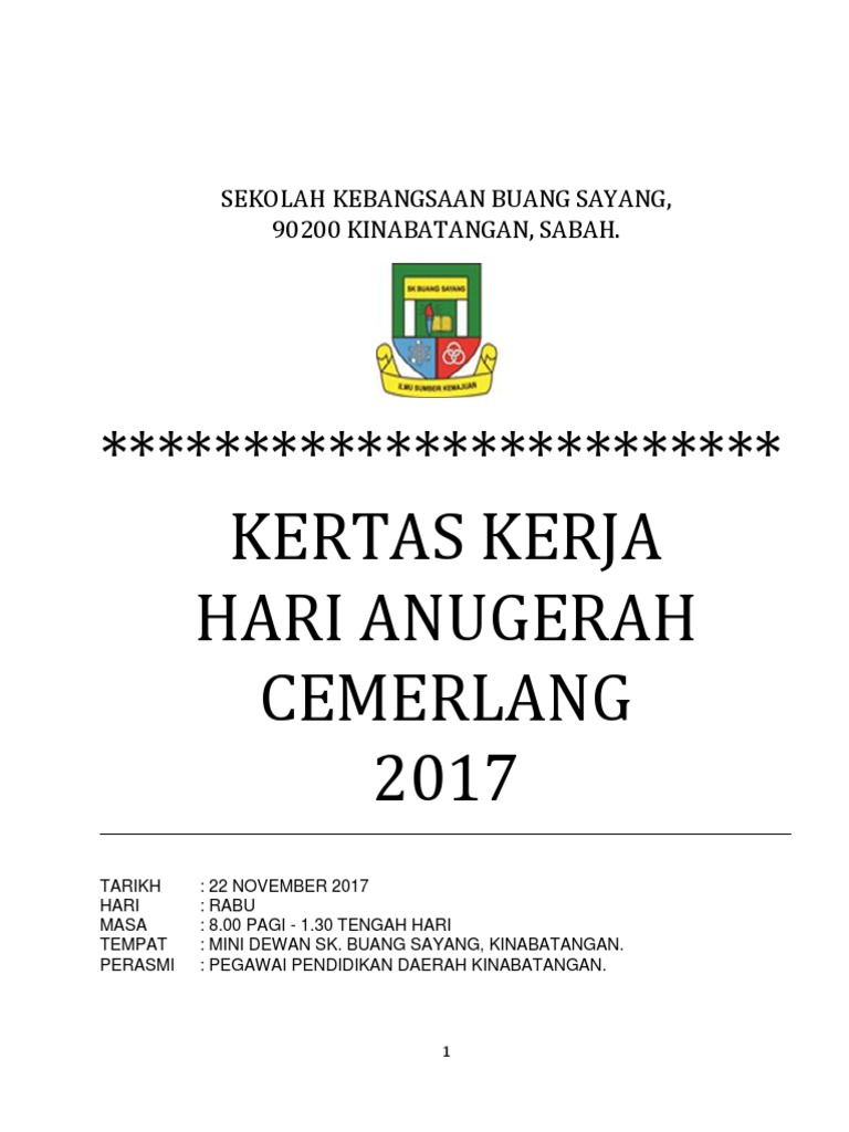 Kertas Kerja Hari Graduasi SKBS 2017  PDF