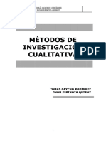 Metodologia de La Investigacion Cualitativax