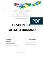 Gestion Del Talento Humano Daimar Bello