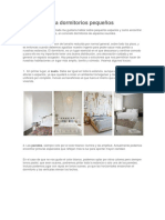 Consejos para Dormitorios Pequeños PDF