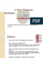 Manajemen Mutu Pelayanan Kesehatan-Konsep Dasar TQM