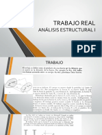 Análisis estructural I - Trabajo real y energía de deformación