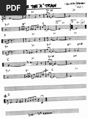 Take The A Train - Lead Sheet | PDF