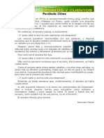 Parábola del anciano Cheng Lang y la fortuna incierta