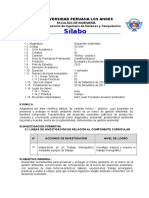 Silabo de La Asignatura de Desarrollo Sostenible