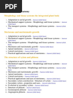 Plant Anatomy - Lecture Notes, Study Material and Important Questions, Answers