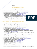 Power Quality - Lecture Notes, Study Material and Important Questions, Answers