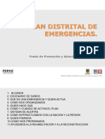 Plan Distrital de Emergencias