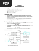 Basic Processing Unit: Chapter Objectives