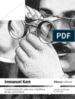 Fundamentacion para Una Metafisica de Las Costumbres Kant Alianza Ed PDF