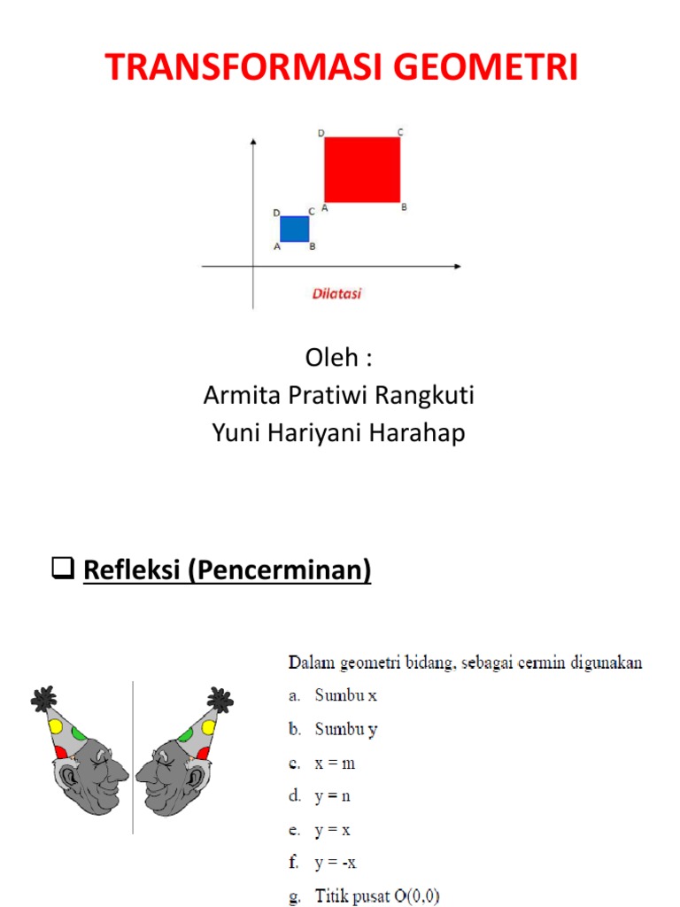 Kumpulan Contoh Soal Contoh Soal Dilatasi  Terhadap Titik 