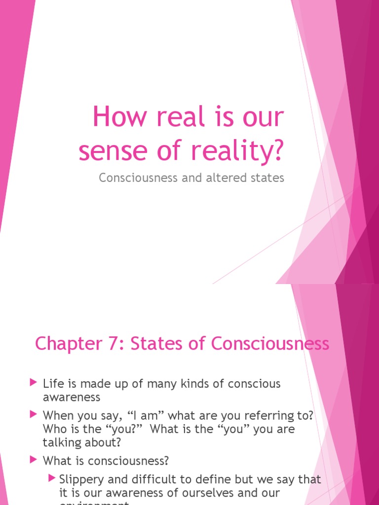Chap7 Consciousness Sleep RV 2018 and Sensation | PDF | Sleep | Hypnosis
