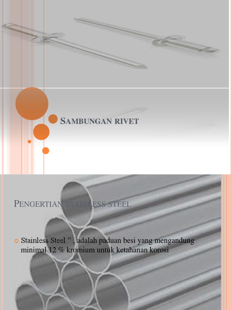 Pengertian dan Jenis Sambungan Rivet | PDF | Sains & Matematika ...