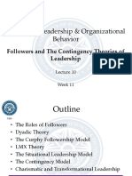 Lecture 10 - Followers and The Contingency Theories of Leadership - 2