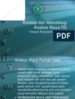 Konsep Dan Metodologi Analisis Biaya RS