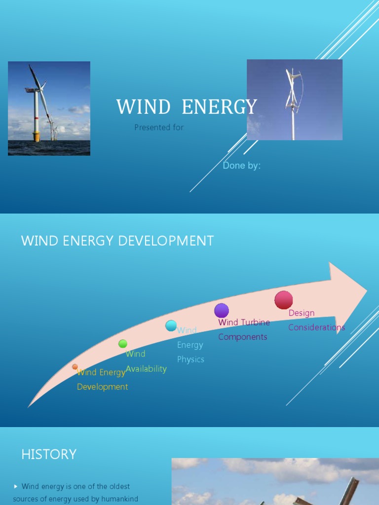Wind Energy Development Overview | PDF | Wind Power | Wind Turbine