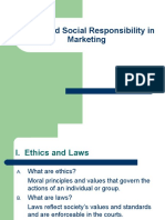 Ethics and Social Responsibility in Marketing