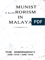 Communist Terrorism in Malaysia