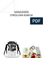 MANAJEMEN Stress Dan Konflik