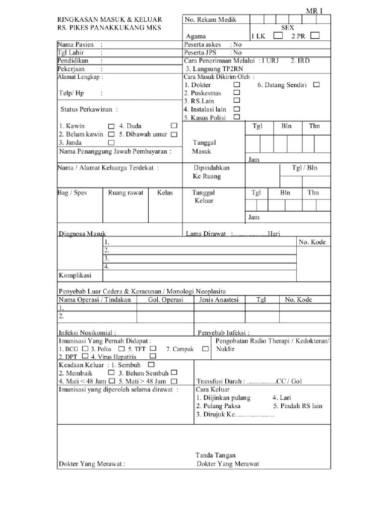 Contoh Format Lembaran RM | PDF