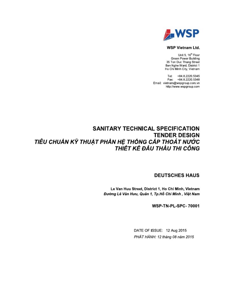 Specification Plumbing | PDF