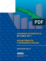 Anuario Estadístico de Cuba Salud Pública y Asistencia Social